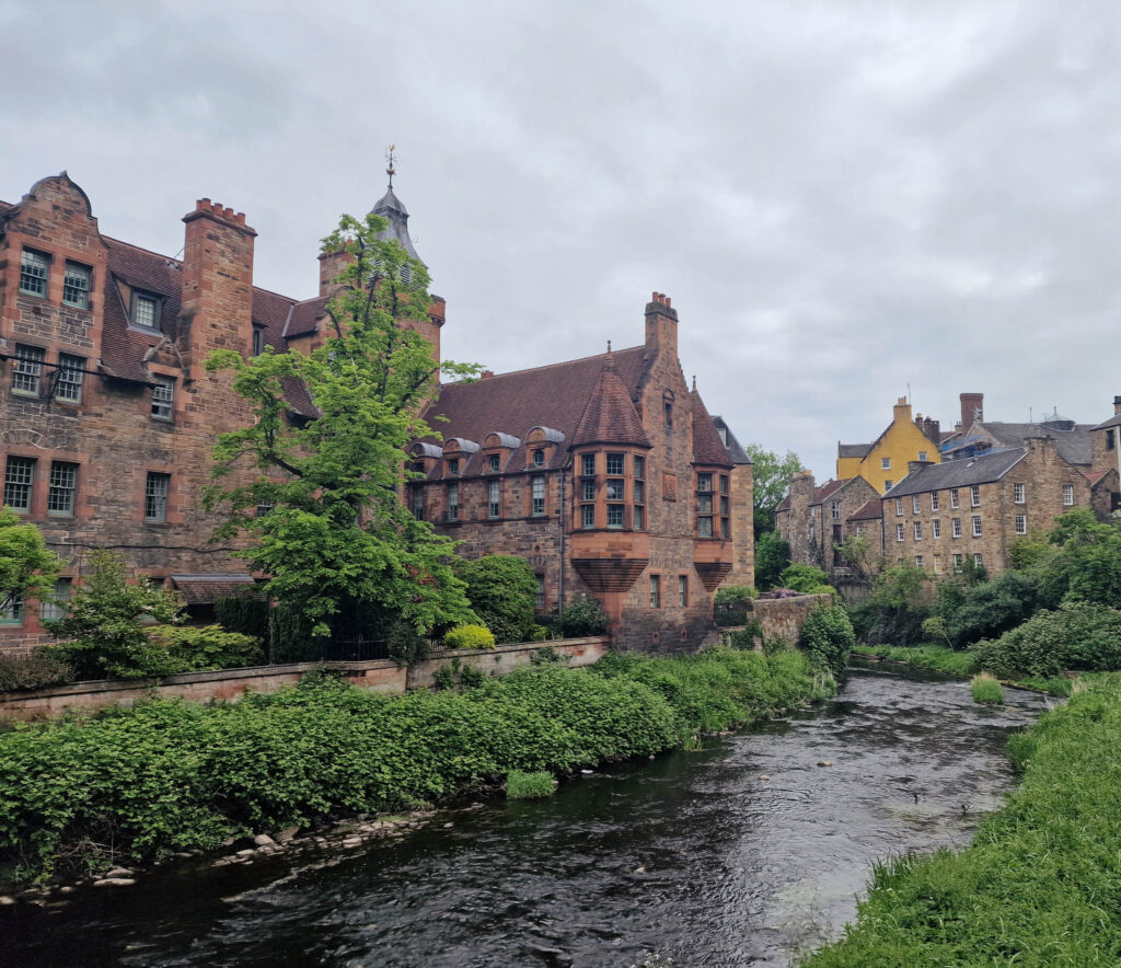 Vue du Dean Village et du Water of Leith